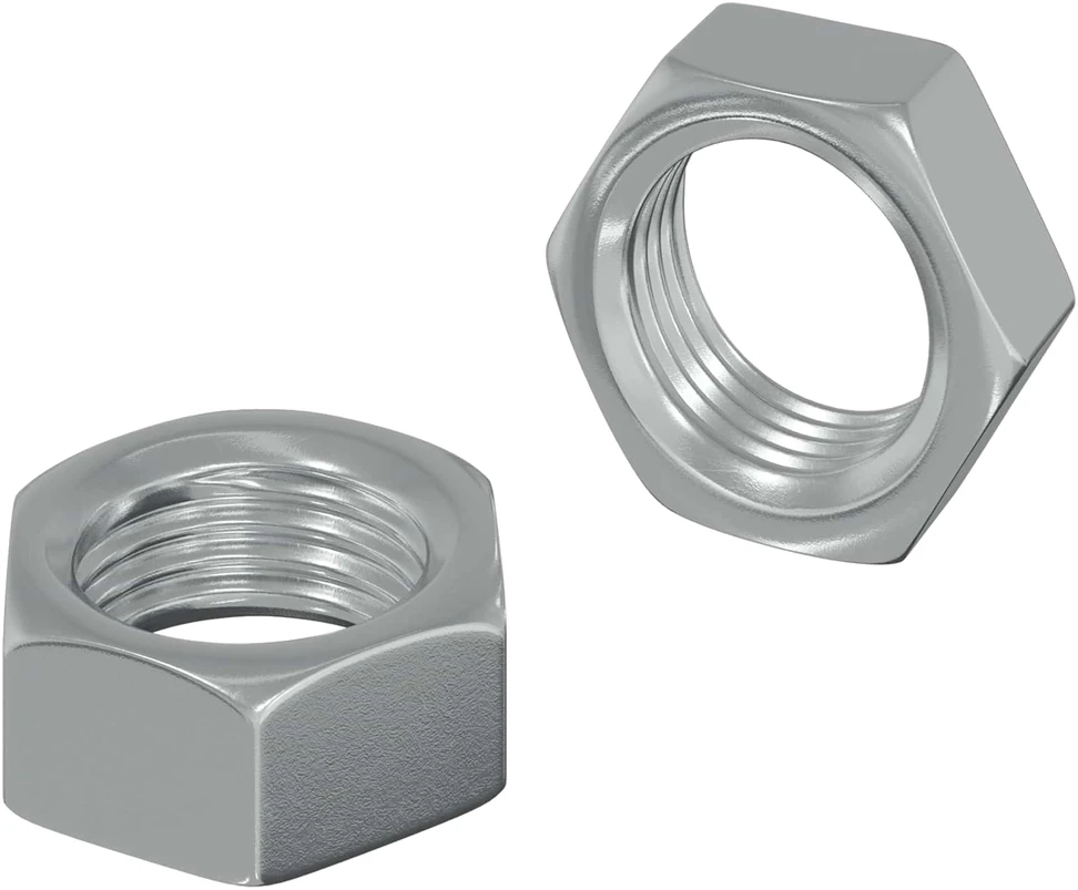 Hex veržlė 2 vnt. Sidabrinė M6 Metalas