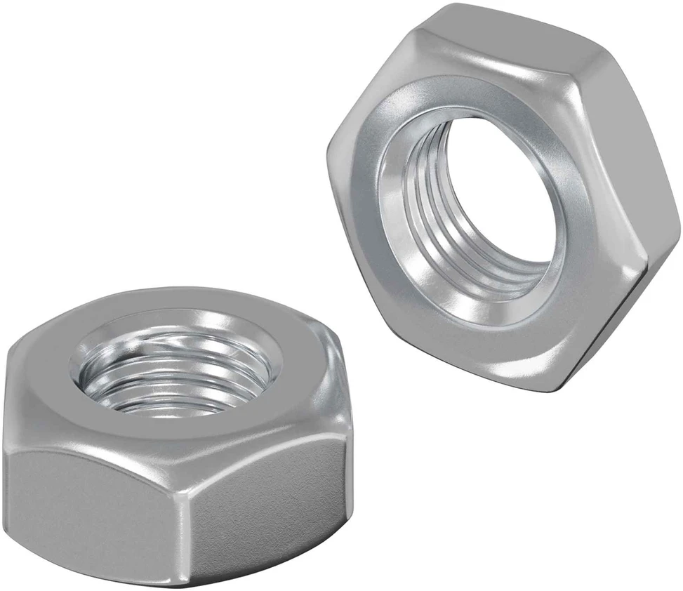 Hex veržlė 2 vnt. Sidabrinė m8 Metalas