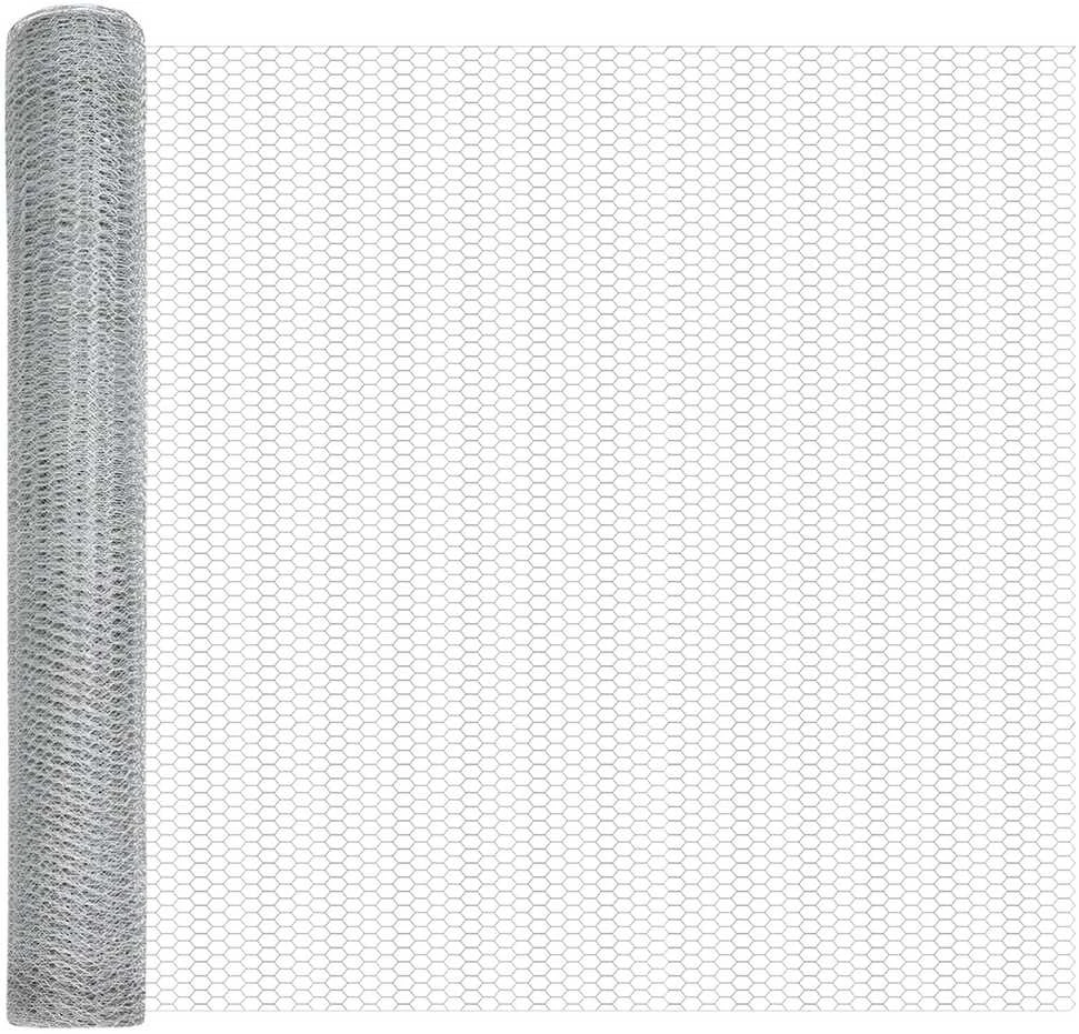 Hexagonal Fence with Post 10 x 1,4 m Galvanizuotas plienas