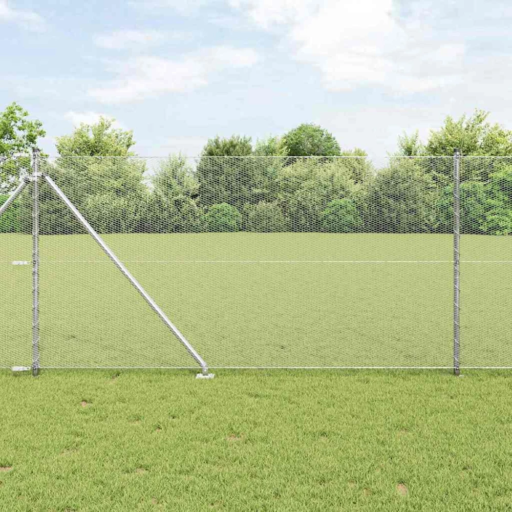 Hexagonal Fence with Post 100 x 1 m Galvanizuotas plienas