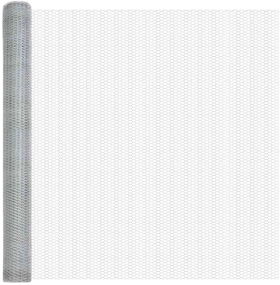 Hexagonal Fence with Post 25 x 1,5 m Galvanizuotas plienas