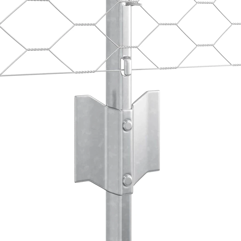 Hexagonal Fence with Post 50 x 0,4 m Galvanizuotas plienas