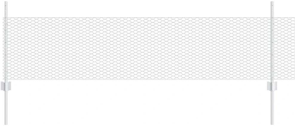 Hexagonal Fence with Post 50 x 0,5 m Galvanizuotas plienas