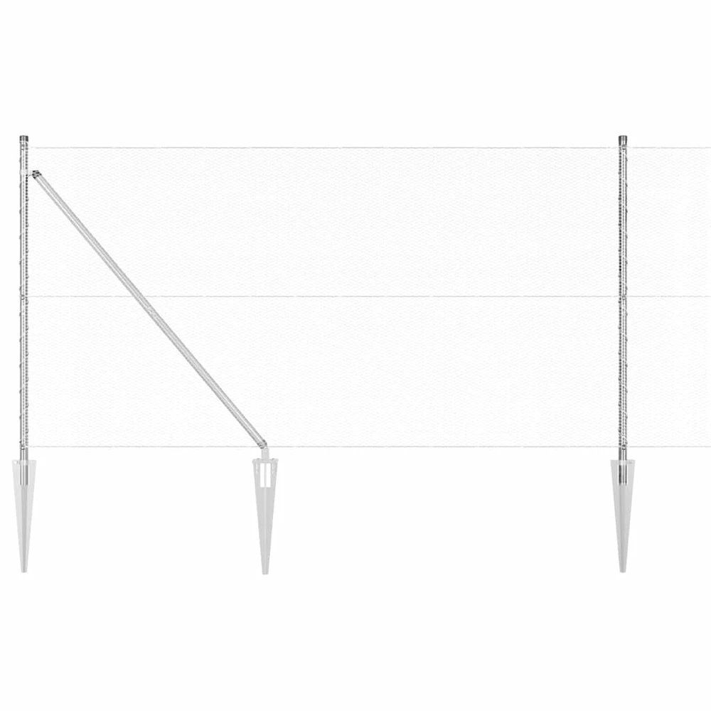 Hexagonal Fence with Post 50 x 1,2 m Galvanizuotas plienas