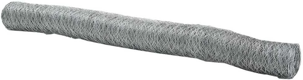 Heksagoninė tvora 1 x 10 m Galvanizuotas plienas Sidabrinė