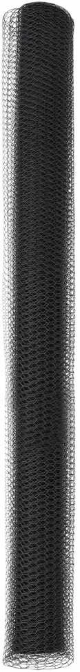 Heksagoninė tvora 1,5 x 10 m PVC Pilka
