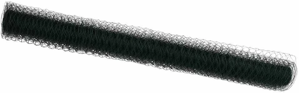 Heksagoninė tvora 1,5 x 50 m PVC Žalia
