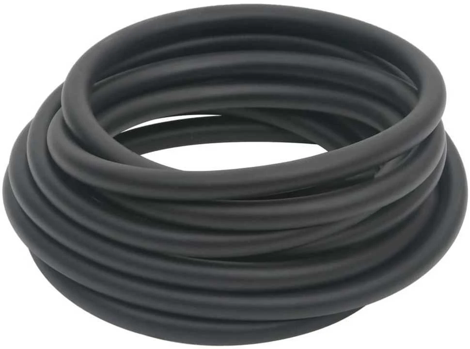 Hibridinė oro žarna, juodos spalvos, 0,6", 5m, guma ir PVC