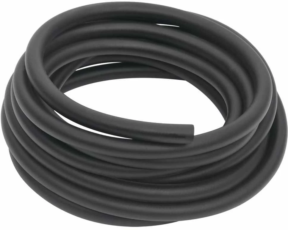 Hibridinė oro žarna, juodos spalvos, 0,6", 5m, guma ir PVC