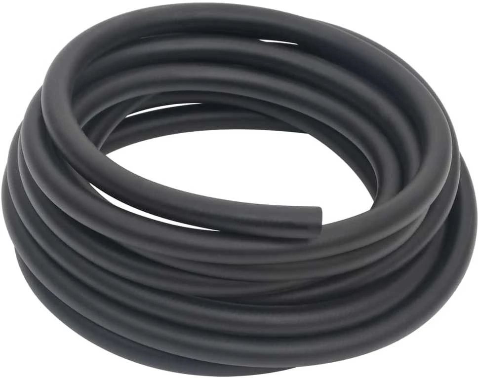 Hibridinė oro žarna, juodos spalvos, 0,6", 10m, guma ir PVC