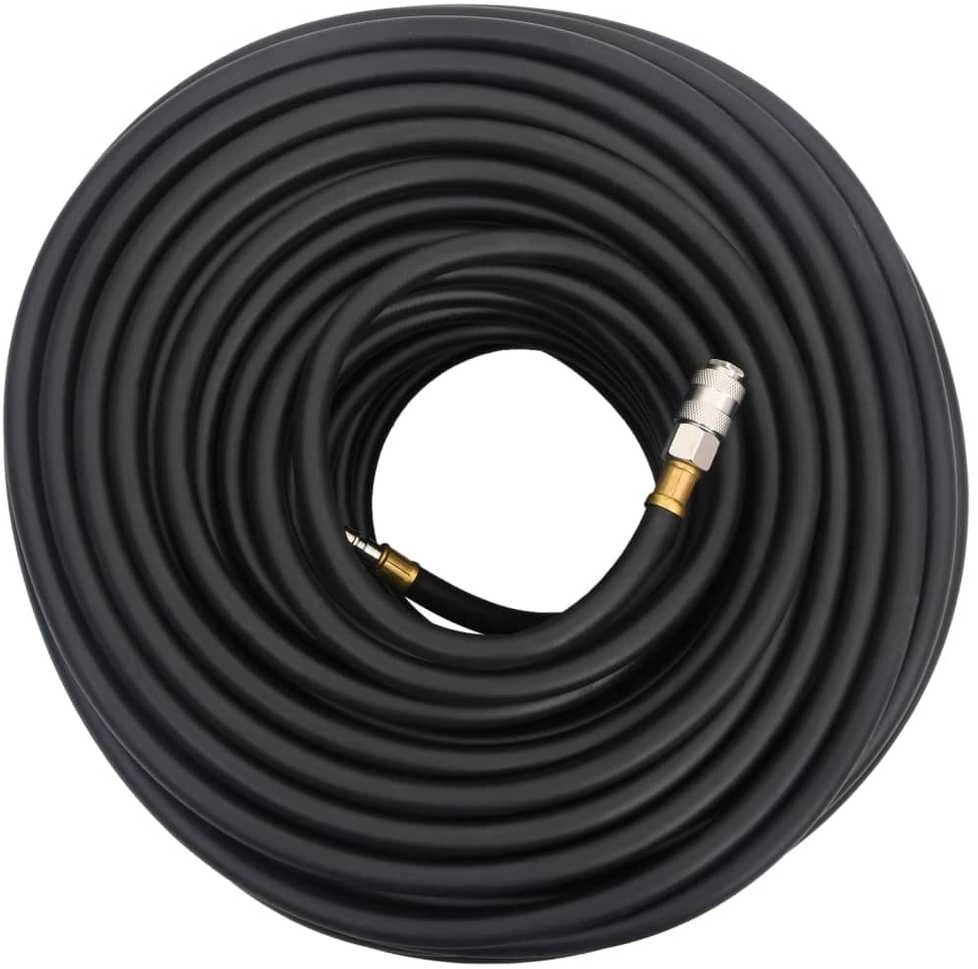 Hibridinė oro žarna, juodos spalvos, 0,6", 50m, guma ir PVC