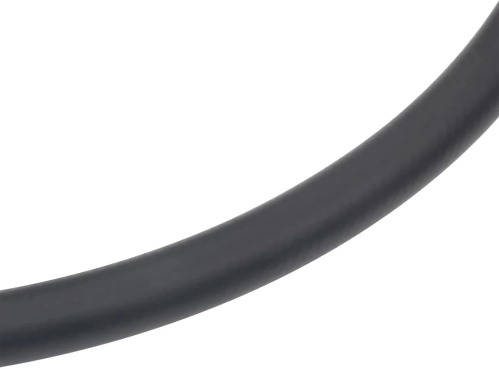 Hibridinė oro žarna, juodos spalvos, 0,6", 2m, guma ir PVC