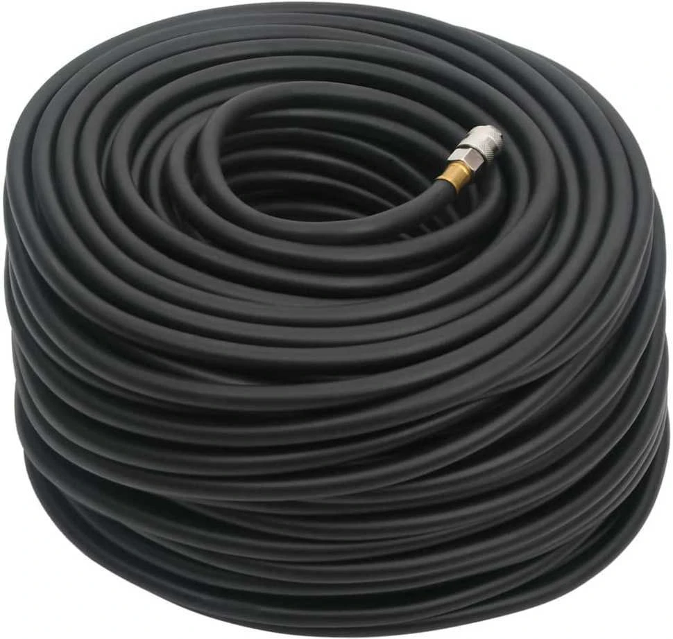 Hibridinė oro žarna, juodos spalvos, 0,6", 100m, guma ir PVC