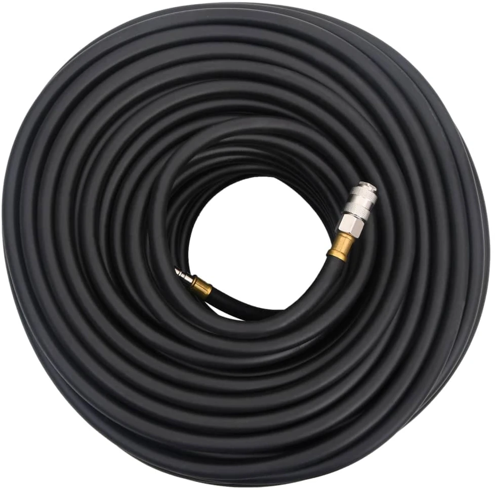 Hibridinė oro žarna, juodos spalvos, 0,6", 50m, guma ir PVC
