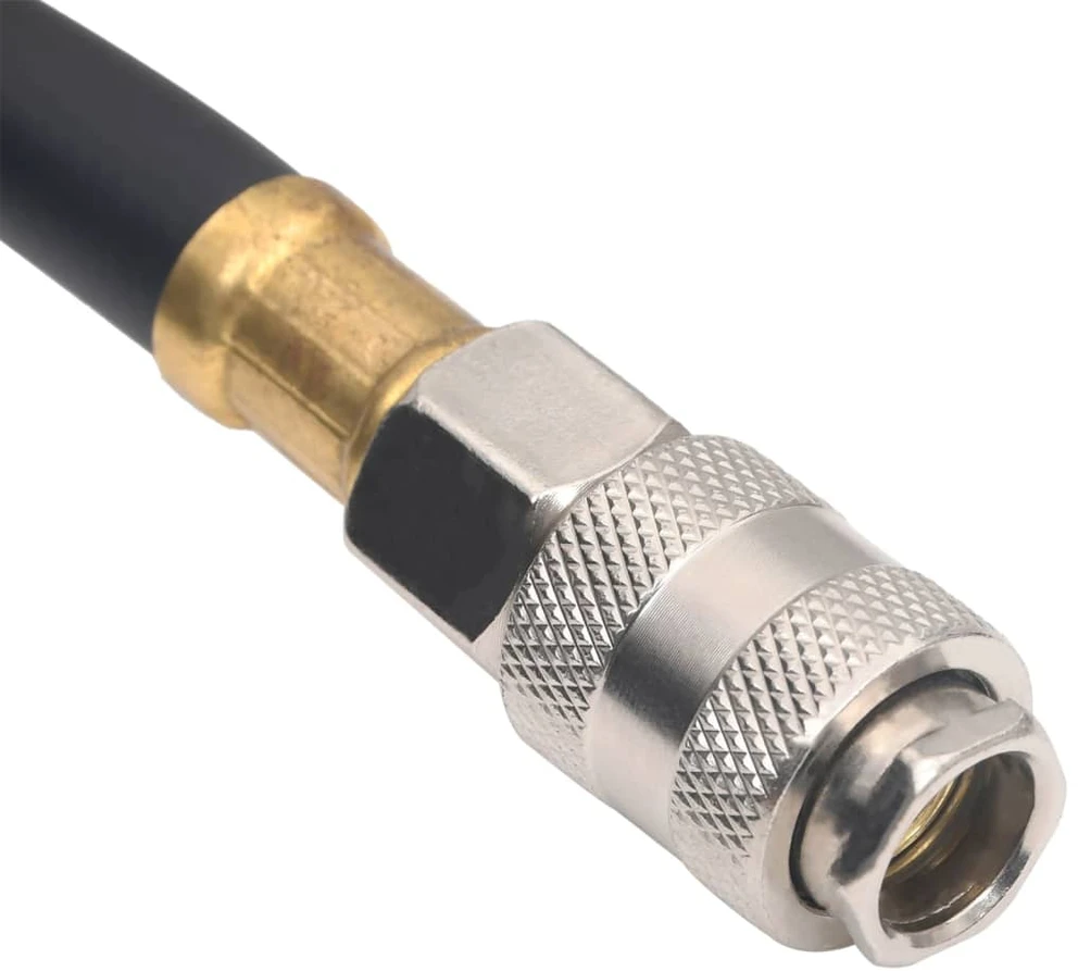 Hibridinė oro žarna, juodos spalvos, 0,6", 50m, guma ir PVC