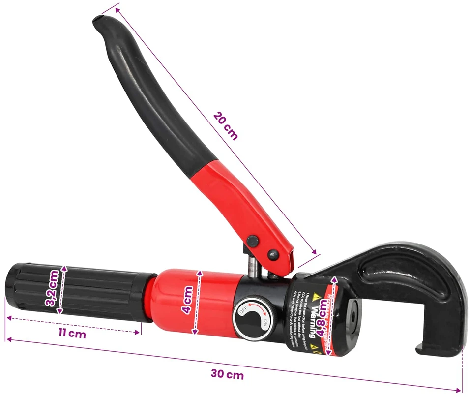 Hidraulinis kabelių krimpavimo įrankis 50 kN 4-70 mm² Plienas