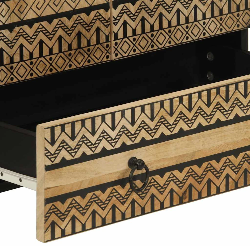 Highboard 60x33,5x100 cm Masyvus Rough Wood Mango