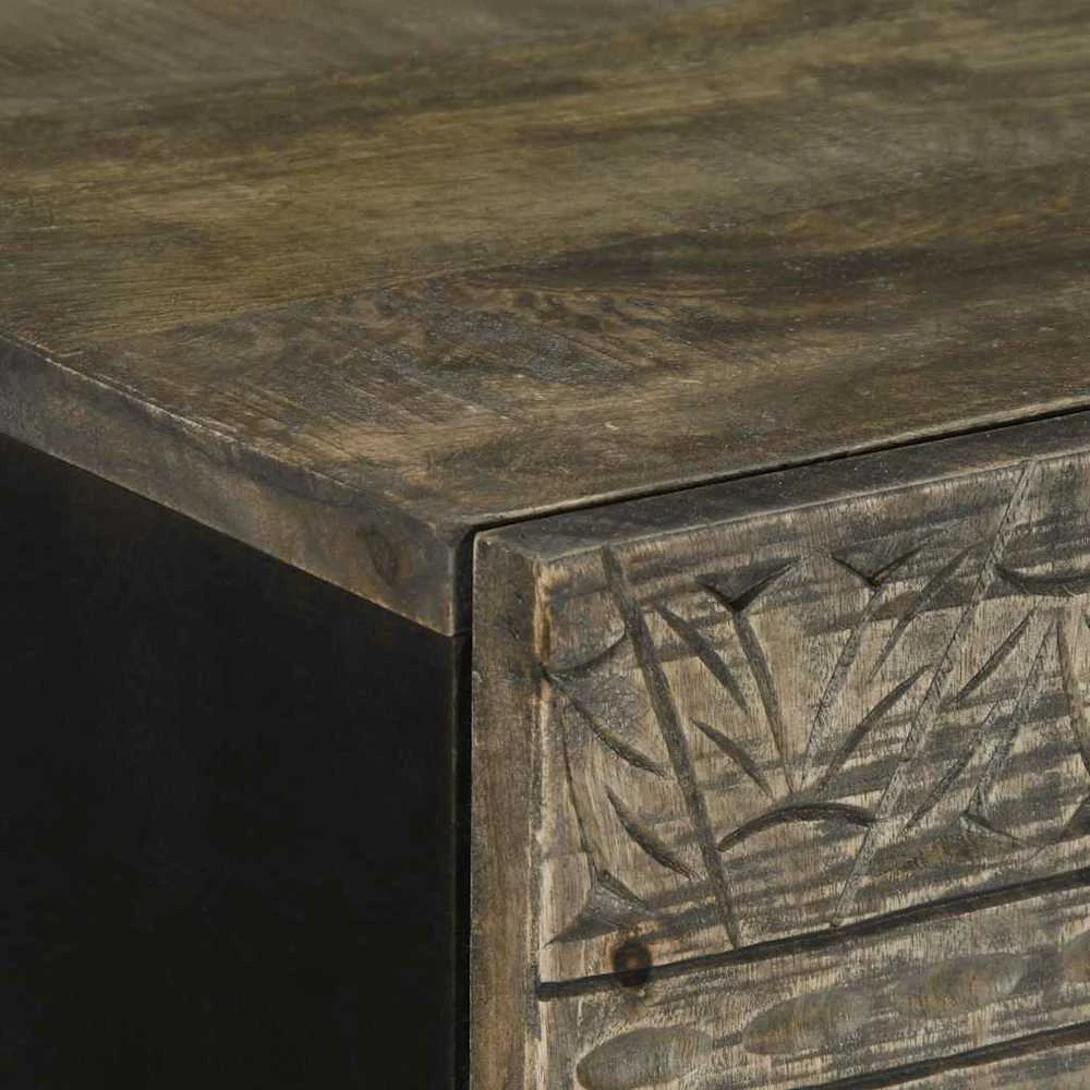 Highboard 60x33x100 cm Masyvo medžio mango