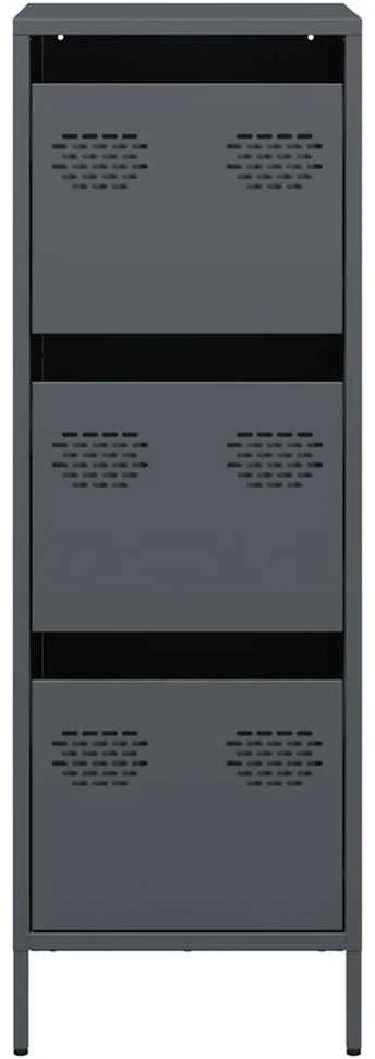 Highboard Antracitas 39x35x103,5 cm Plienas