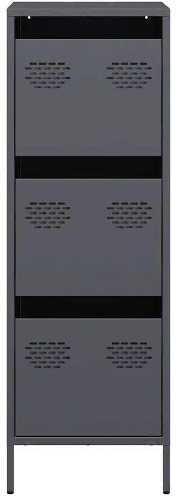 Highboard Antracitas 39x35x103,5 cm Plienas