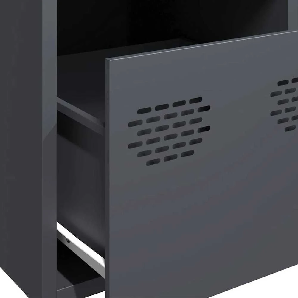 Highboard Antracitas 39x35x103,5 cm Plienas