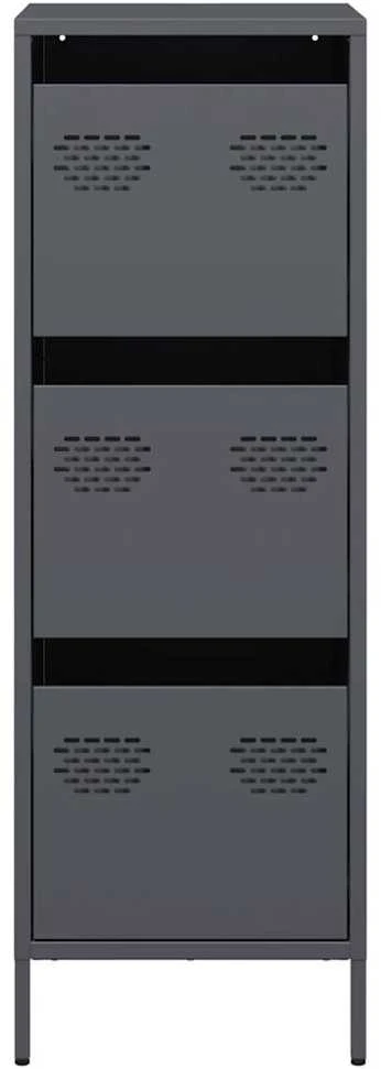 Highboard Antracitas 39x35x103,5 cm Plienas