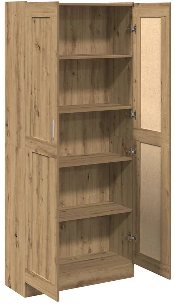 Highboard Artisan ąžuolas 82,5x30,5x185 cm inžinerinė mediena