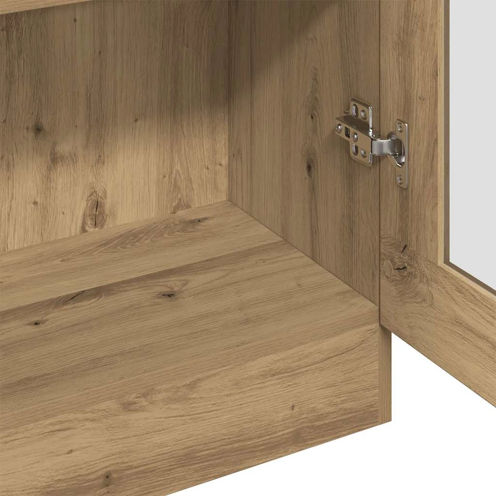Highboard Artisan ąžuolas 82,5x30,5x185 cm inžinerinė mediena
