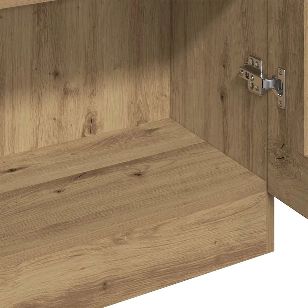 Highboard Artisan ąžuolas 82,5x30,5x185 cm inžinerinė mediena