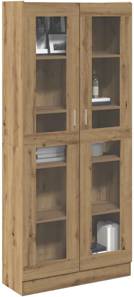 Highboard Artisan ąžuolas 82,5x30,5x185 cm inžinerinė mediena