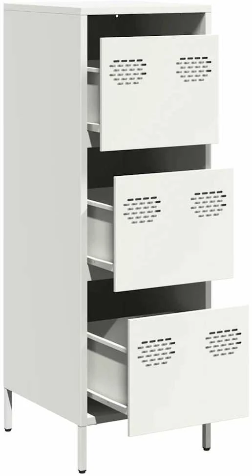 Highboard Baltas 39x35x103,5 cm Plienas
