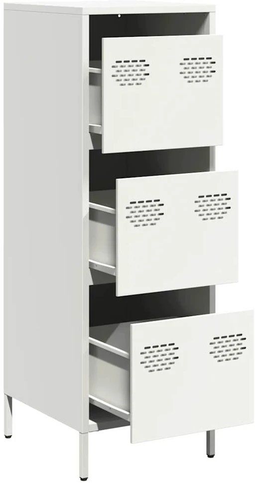 Highboard Baltas 39x35x103,5 cm Plienas