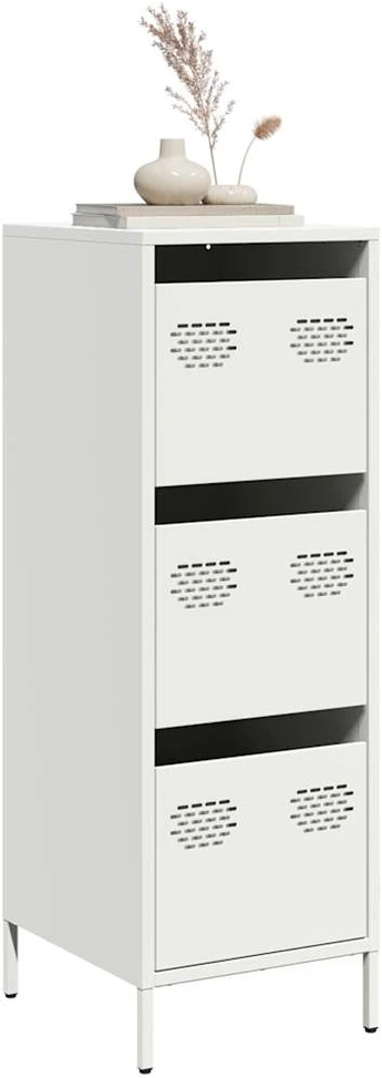 Highboard Baltas 39x35x103,5 cm Plienas