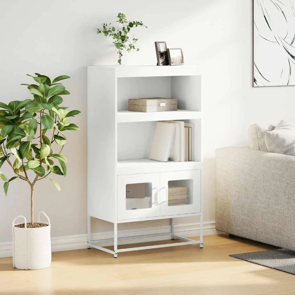 Highboard Baltas 68x39x123 cm Plienas