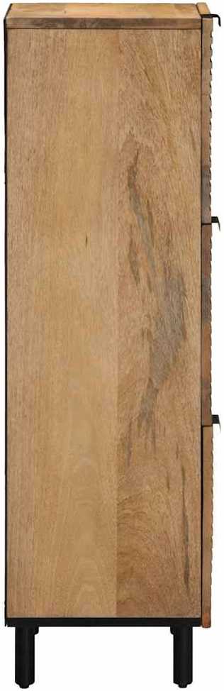Highboard Brown 40x33x110 cm Masyvo medžio Mango