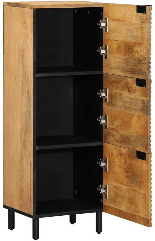 Highboard Brown 40x33x110 cm Masyvo medžio Mango