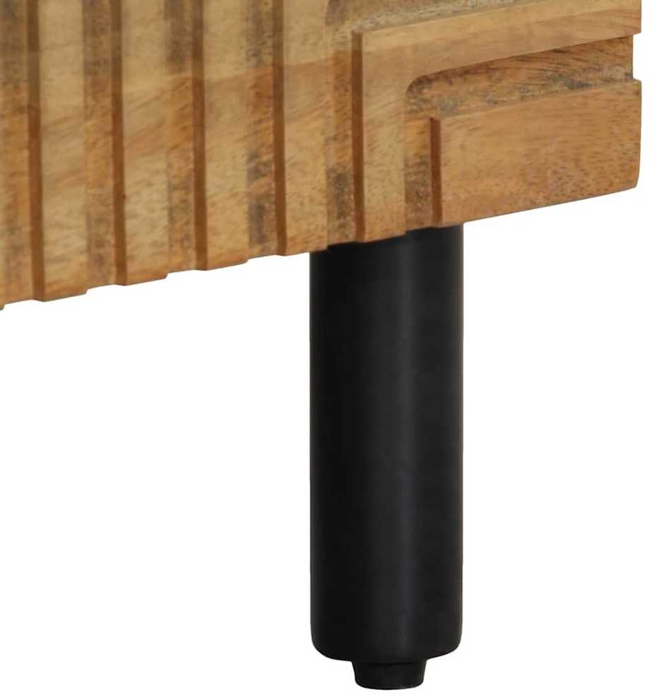 Highboard Brown 40x33x110 cm Masyvo medžio Mango