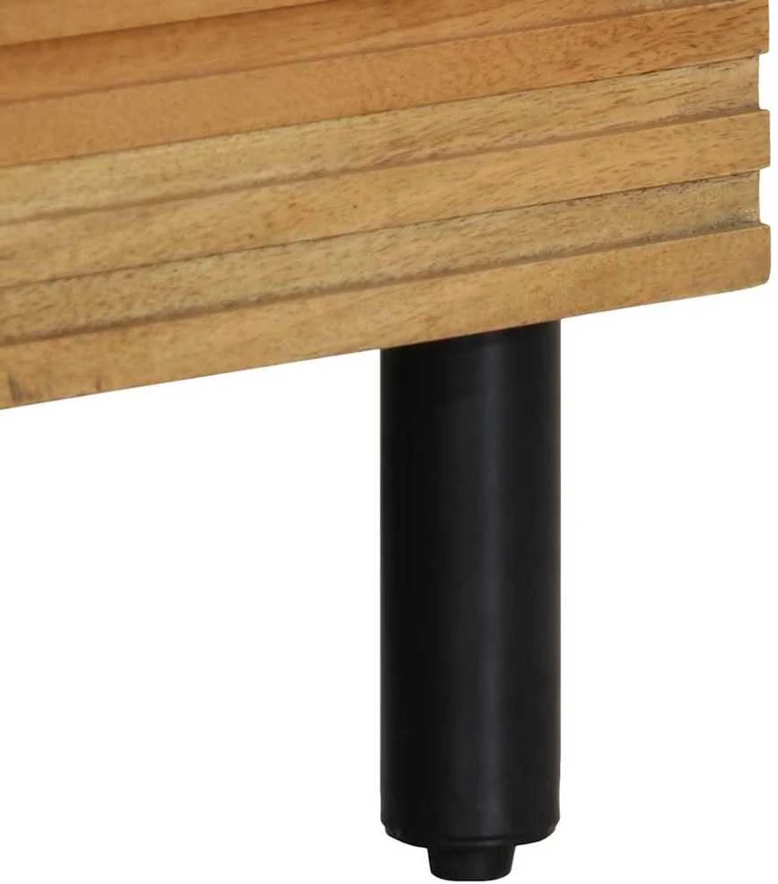 Highboard Brown 60x33x100 cm Masyvo medžio mango