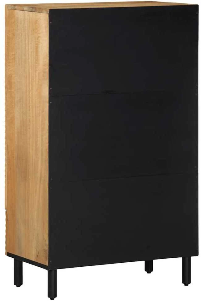 Highboard Brown 60x33x100 cm Masyvo medžio mango