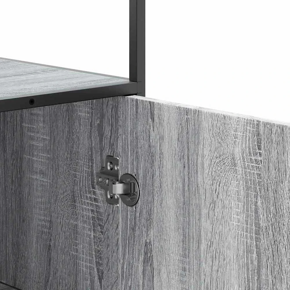 Highboard Gray Sonoma inžinerinis medis ir metalas