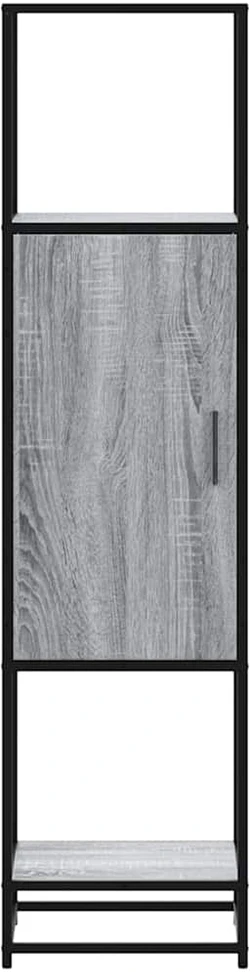 Highboard Gray Sonoma inžinerinis medis ir metalas
