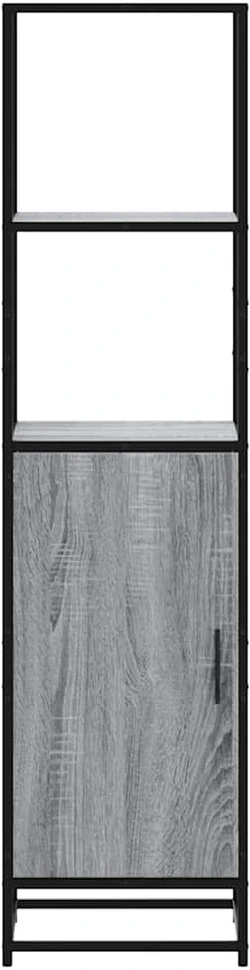 Highboard Gray Sonoma inžinerinis medis ir metalas