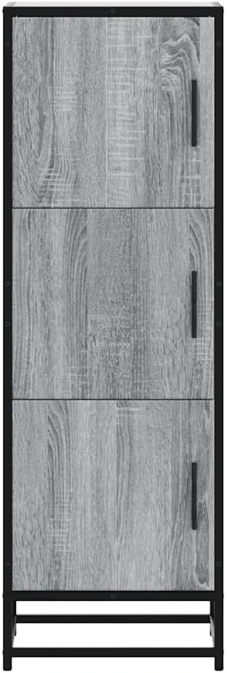Highboard Gray Sonoma inžinerinis medis ir metalas