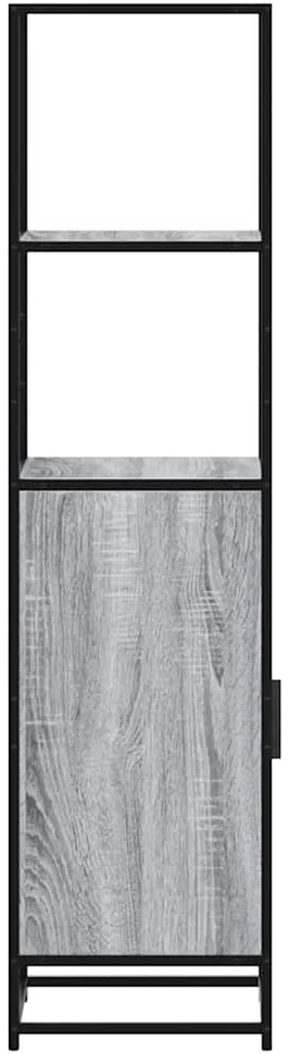 Highboard Gray Sonoma inžinerinis medis ir metalas