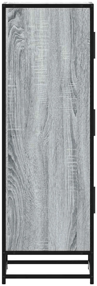 Highboard Gray Sonoma inžinerinis medis ir metalas