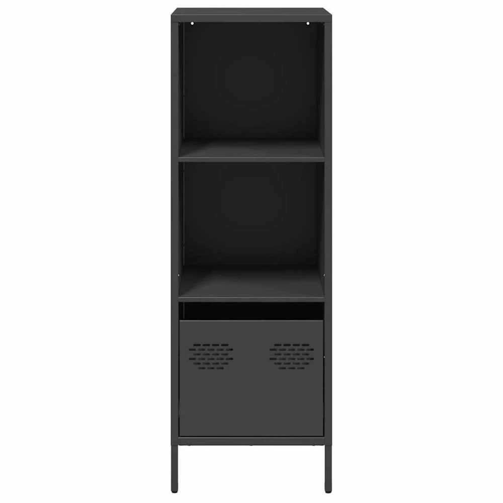Highboard Juodas 35x39x103,5 cm Plienas