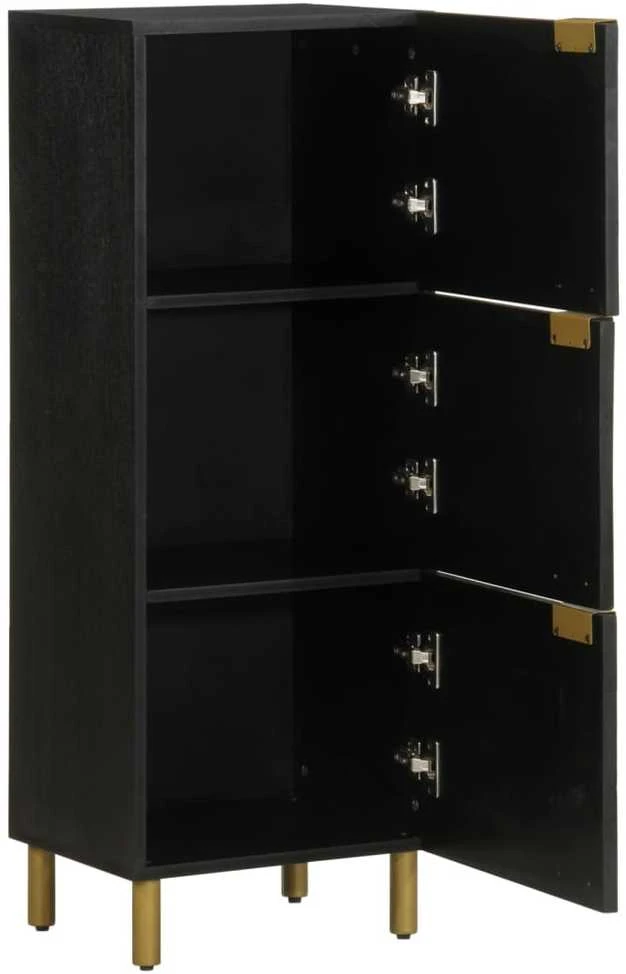 Highboard Juodas 40x33x110 cm Engineered Wood