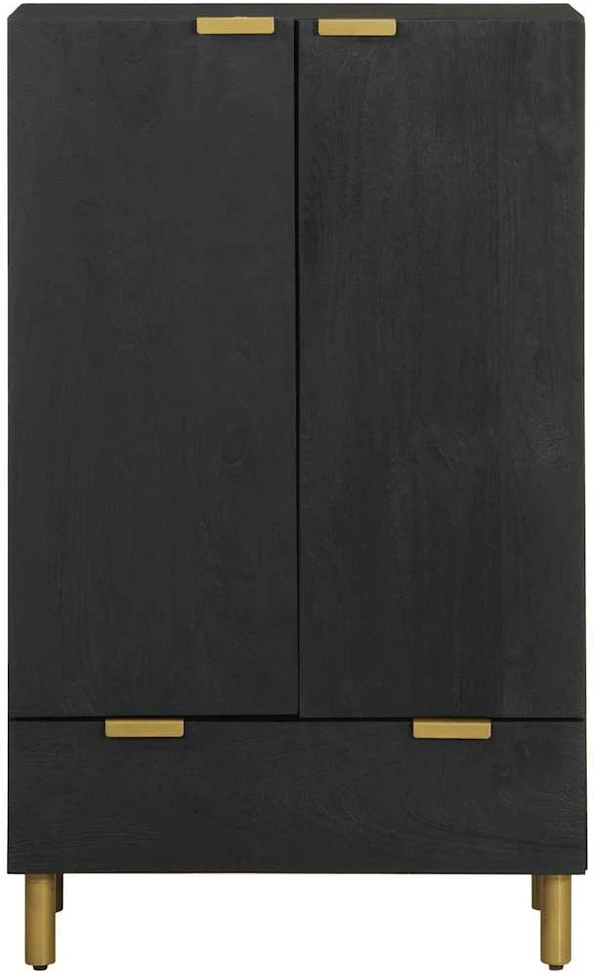 Highboard Juodas 60x33x100 cm Engineered Wood