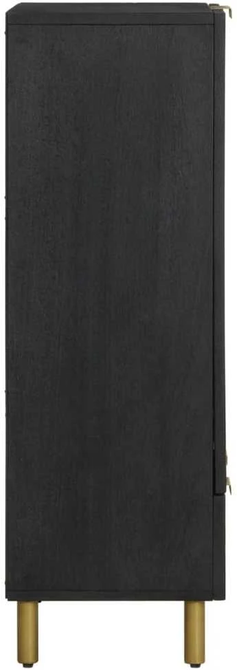 Highboard Juodas 60x33x100 cm Engineered Wood