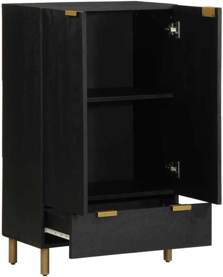 Highboard Juodas 60x33x100 cm Engineered Wood